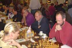 Peter de Haas (links), Piet Muller en Jos Hendriks (rechts)